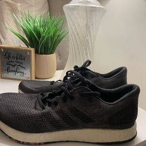Adidas Pure Boost Black Athletic Sneakers